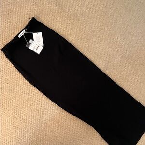 Self-Portrait Black Maxi Skirt